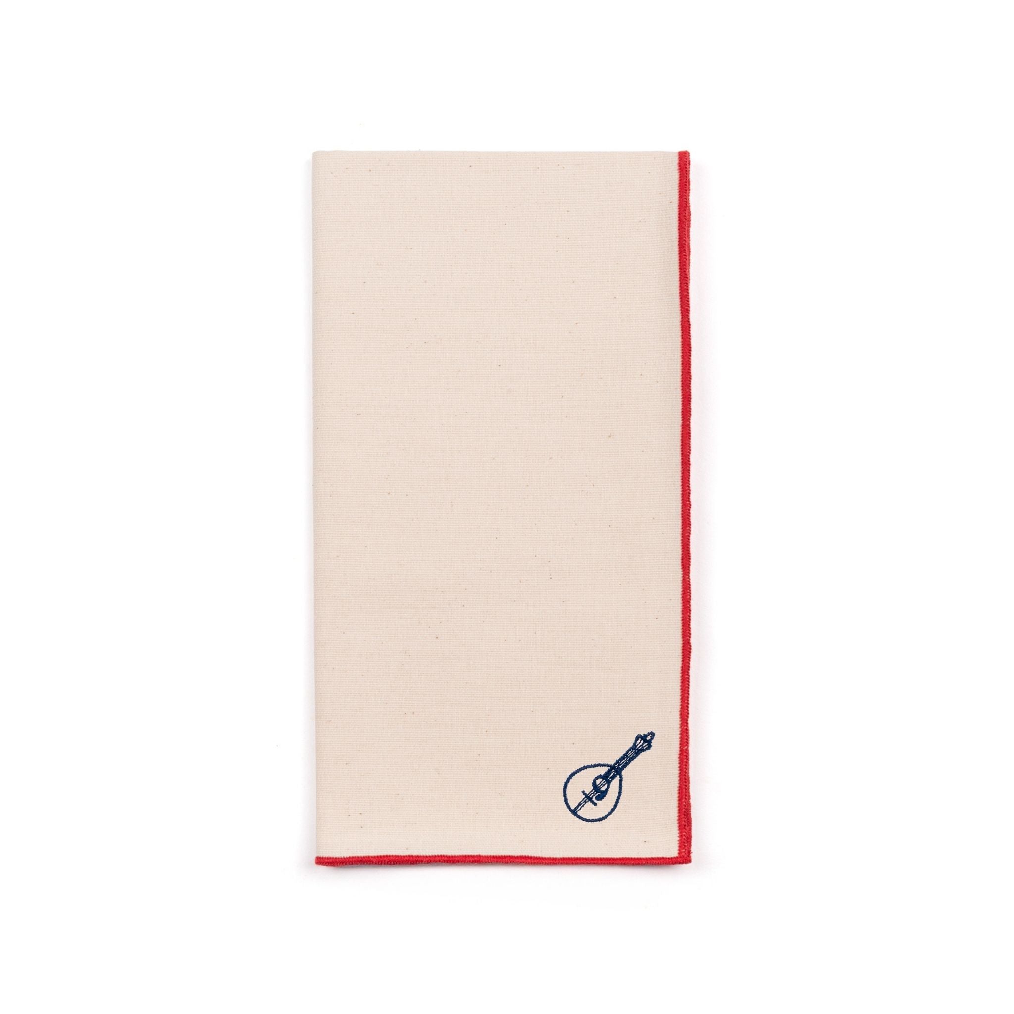 Ecru Nazaré napkins with Portugal embroidery - Torres Novas