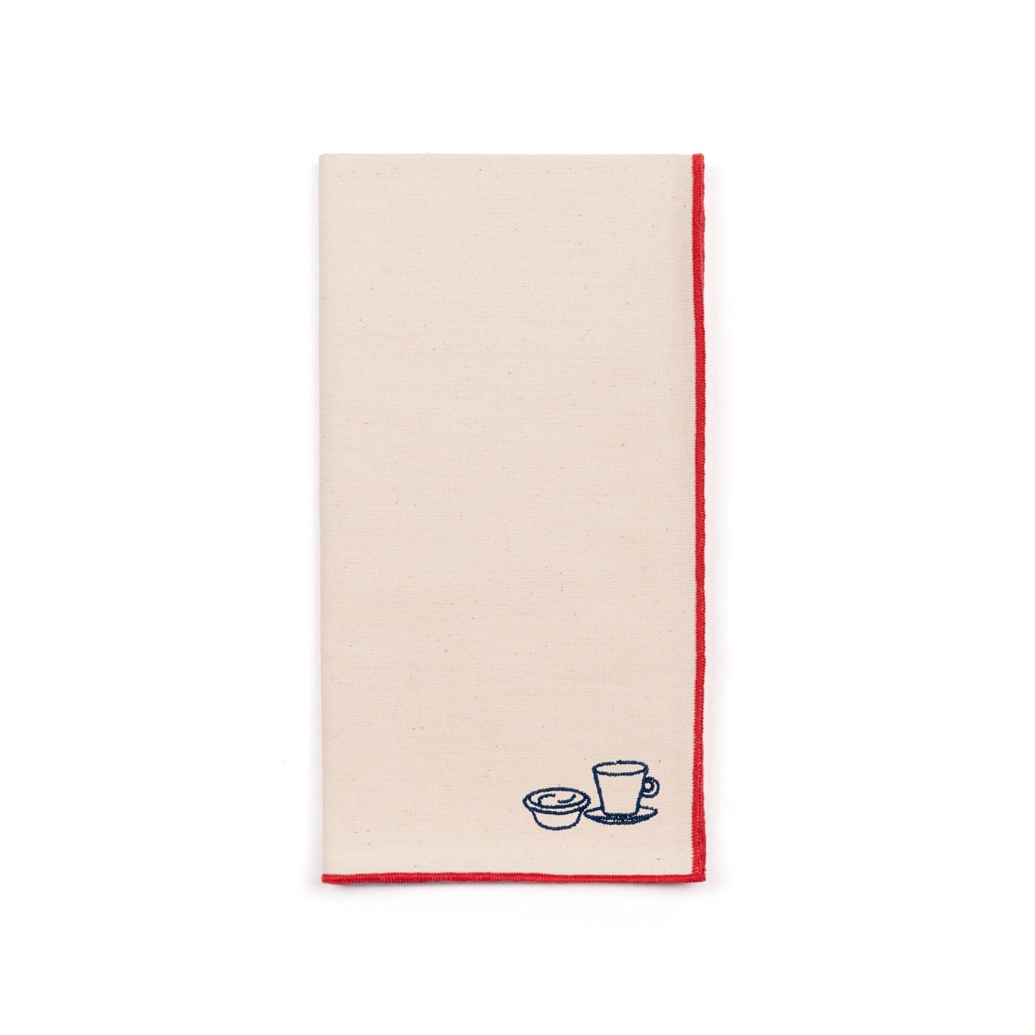 Ecru Nazaré napkins with Portugal embroidery - Torres Novas