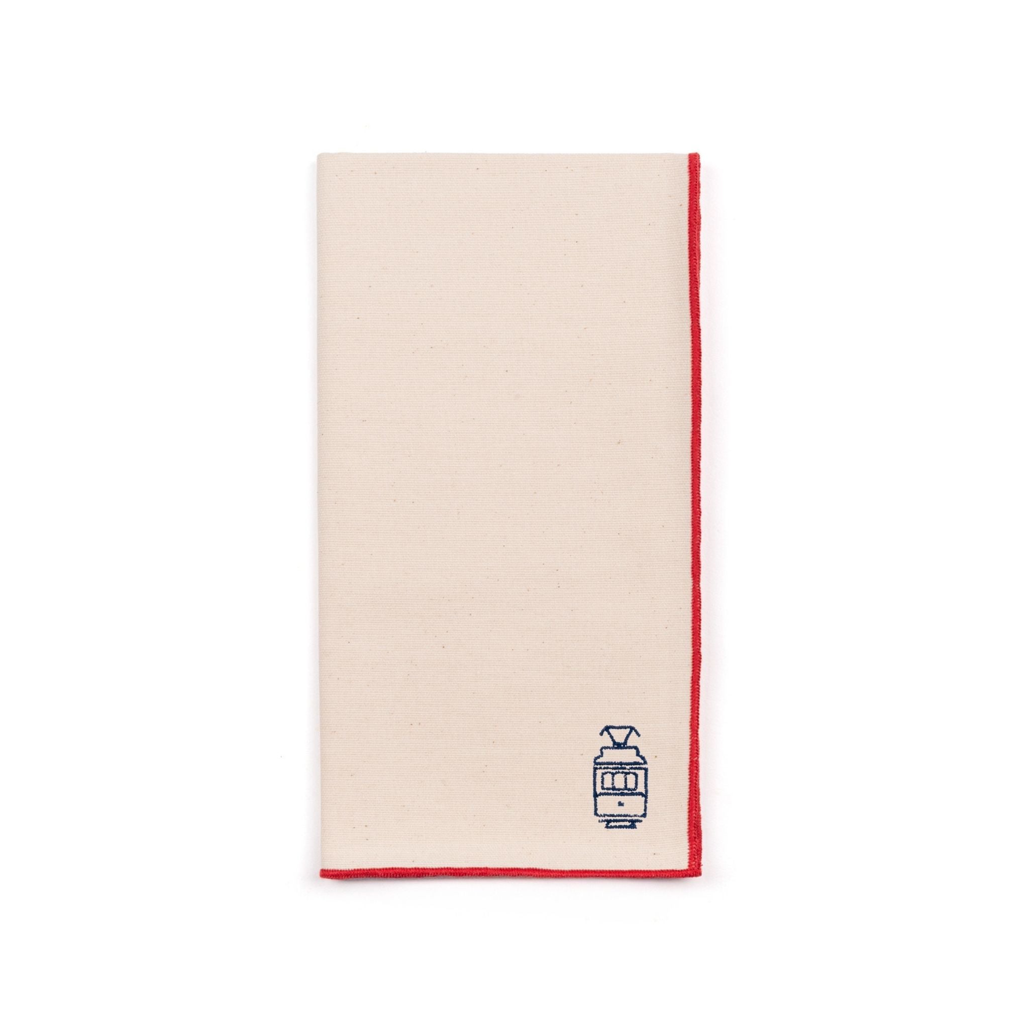 Ecru Nazaré napkins with Portugal embroidery - Torres Novas