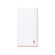 White Nazaré napkins with small christmas embroidery - Torres Novas