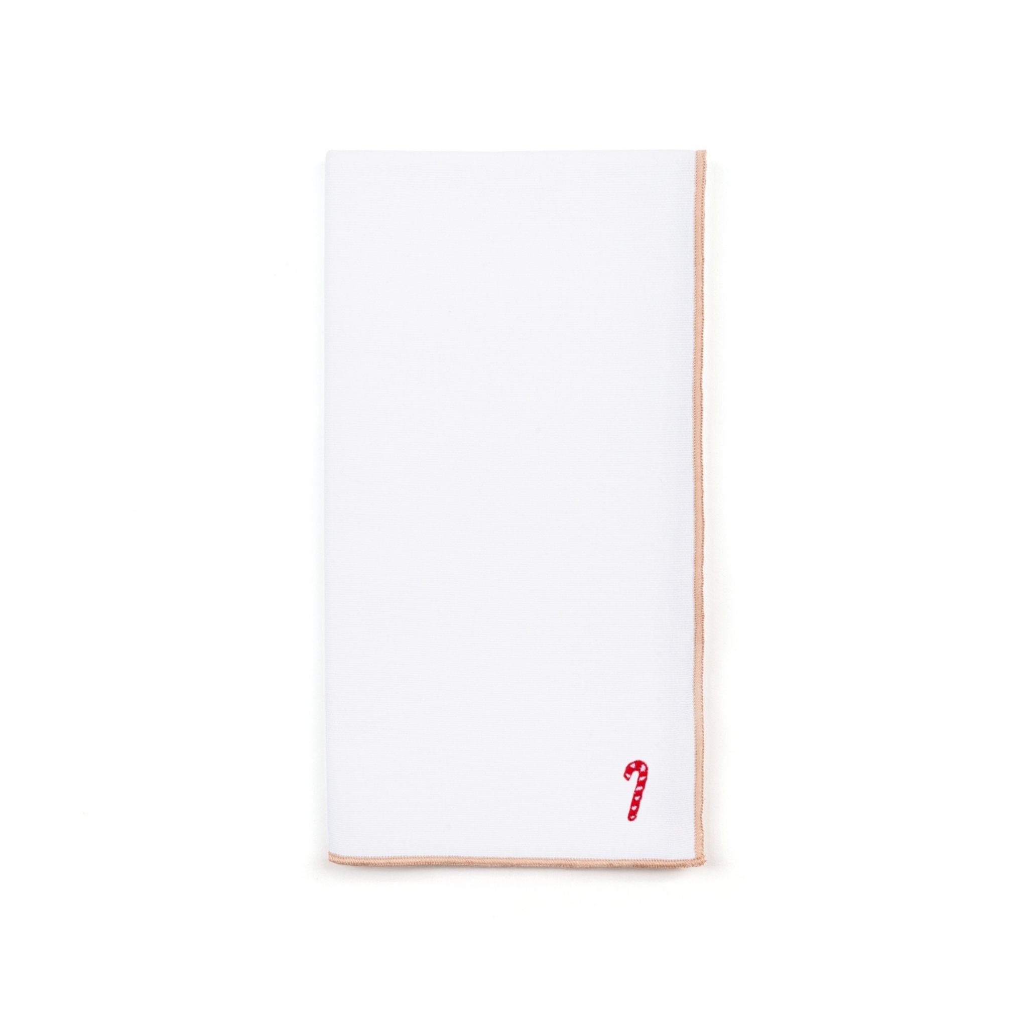 White Nazaré napkins with small christmas embroidery - Torres Novas
