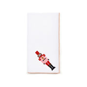 White Nazaré napkins with nutcracker embroidery - Torres Novas