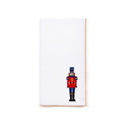 White Nazaré napkins with nutcracker embroidery - Torres Novas