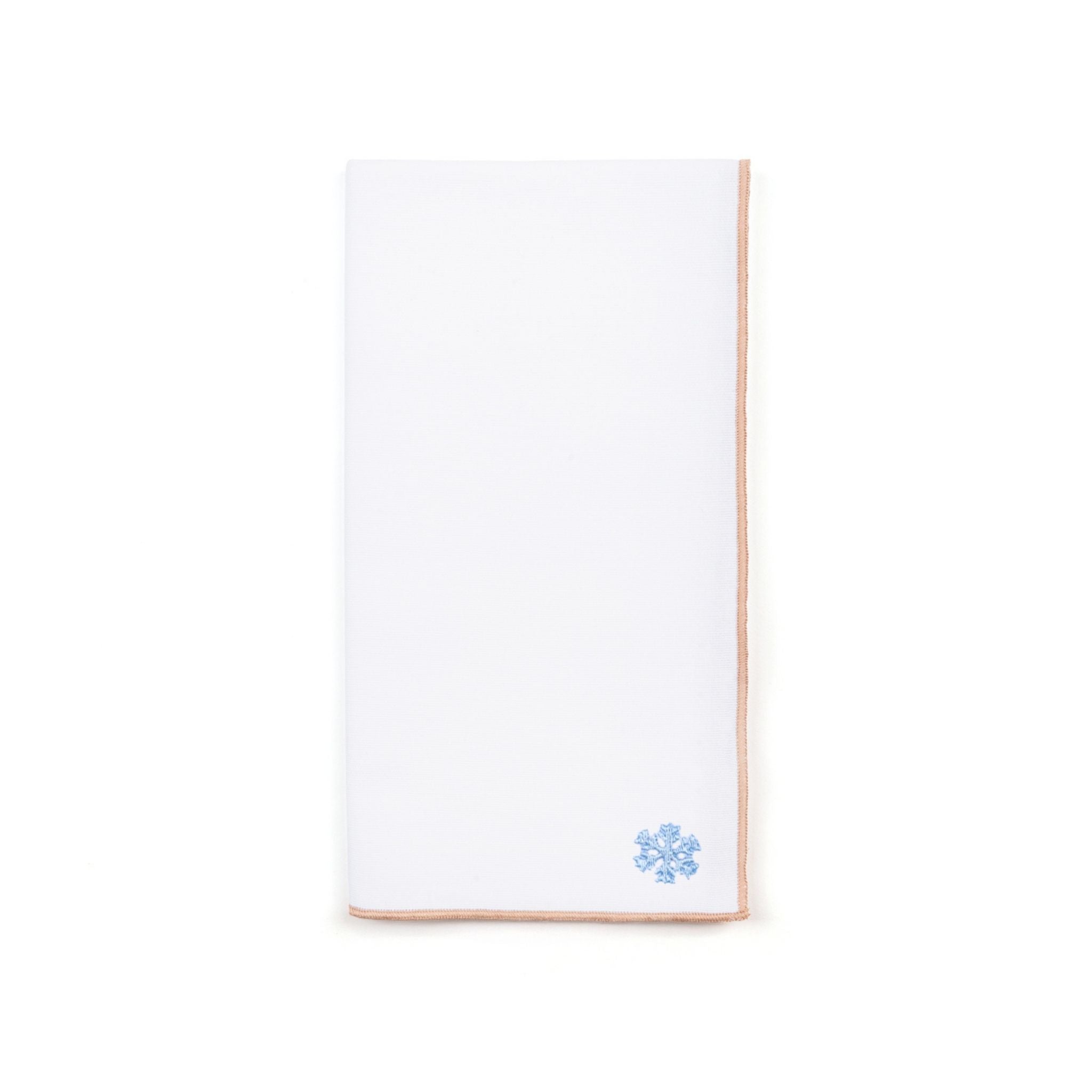 White Nazaré napkins with small christmas embroidery - Torres Novas