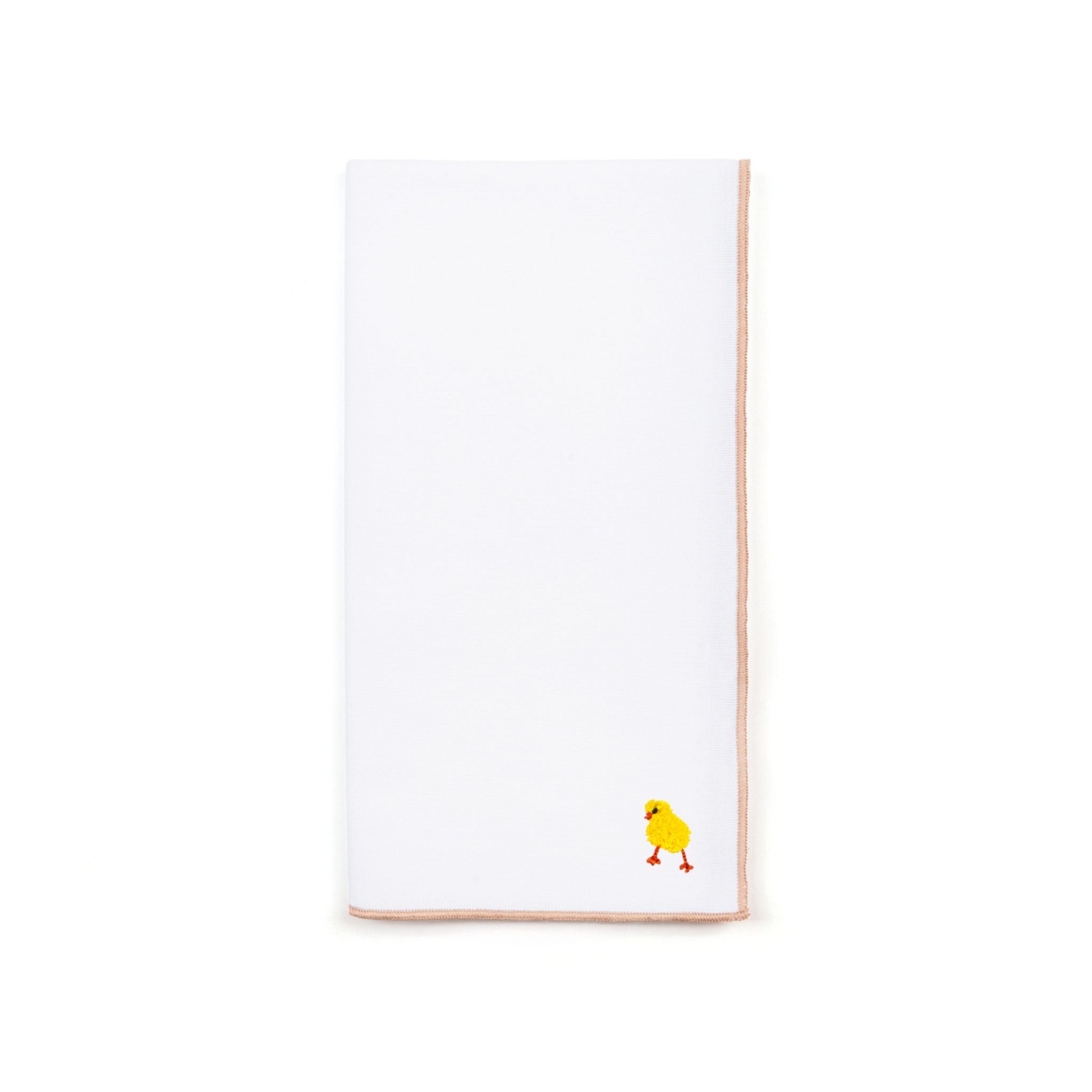 White Nazaré napkins with easter embroidery - Torres Novas