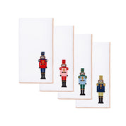 White Nazaré napkins with nutcracker embroidery - Torres Novas