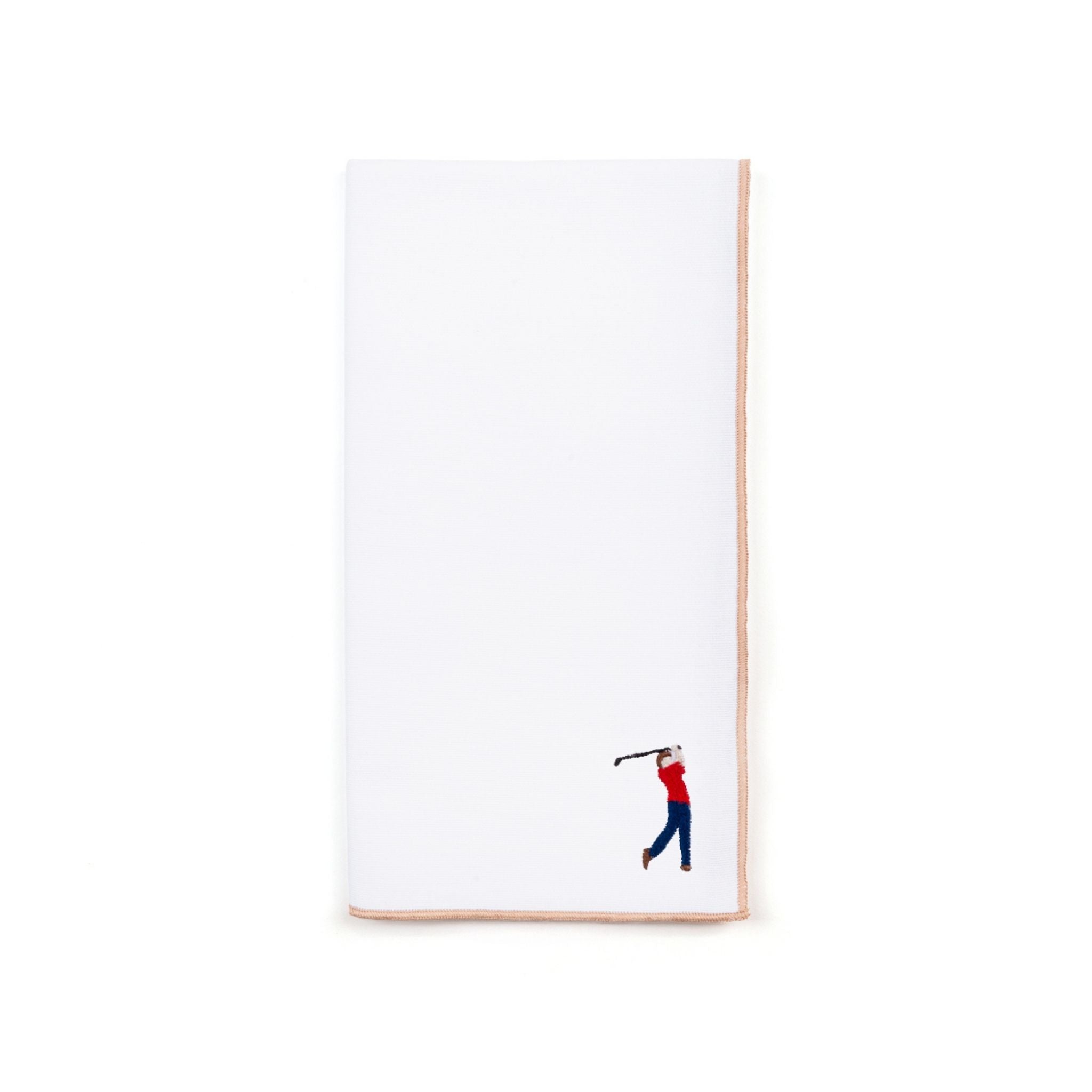 White Nazaré napkins with retro embroidery - Torres Novas