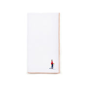 White Nazaré napkins with retro embroidery - Torres Novas