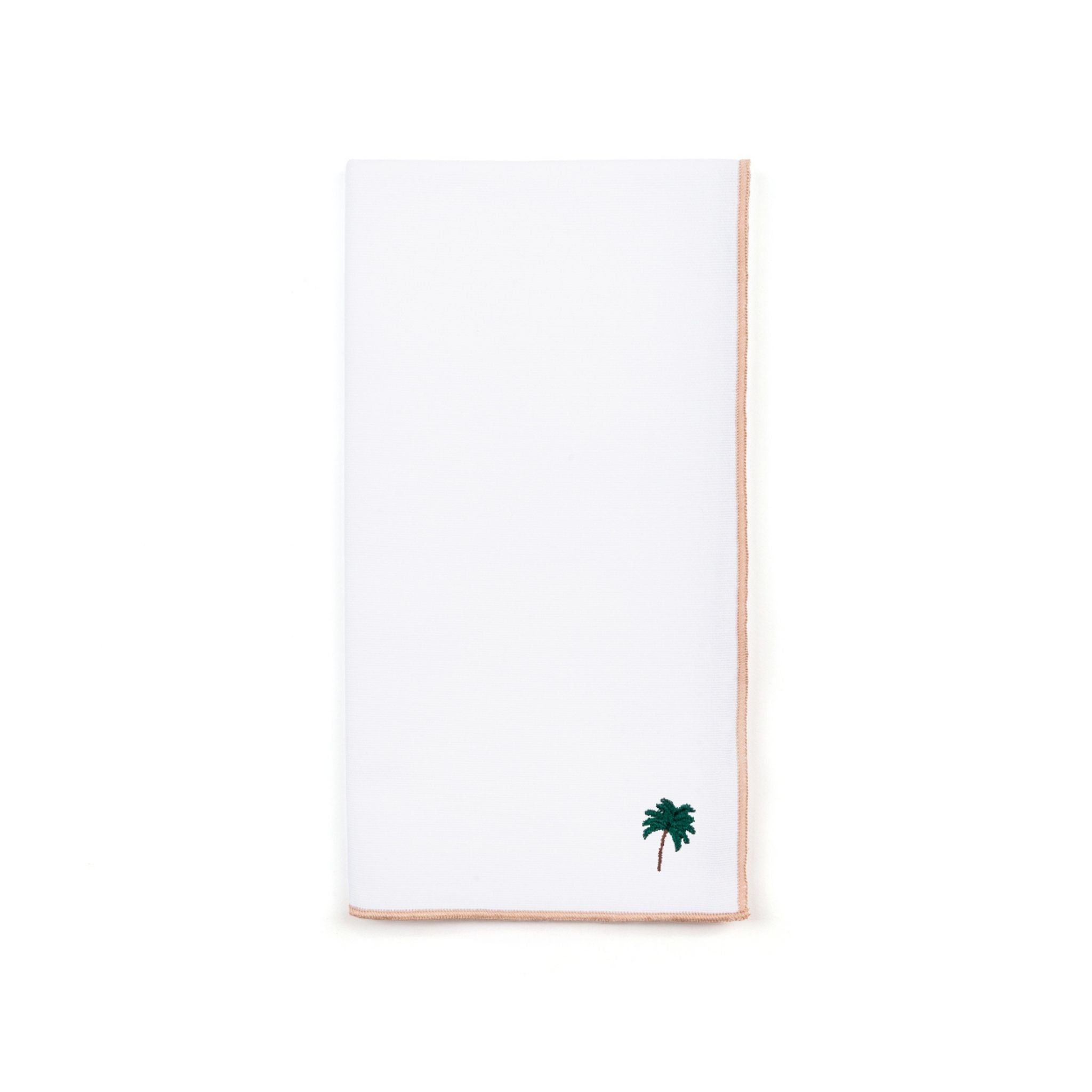 White Nazaré napkins with summer embroidery - Torres Novas