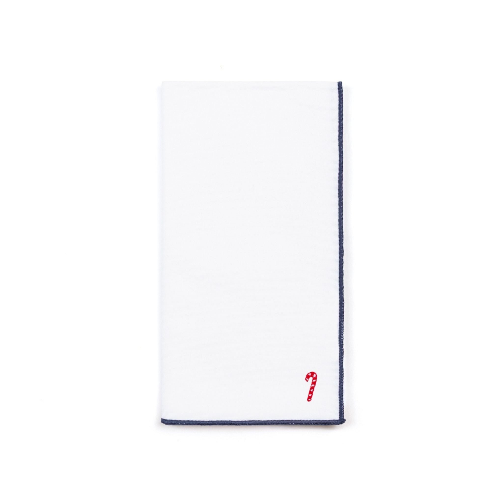 White Nazaré napkins with small christmas embroidery - Torres Novas
