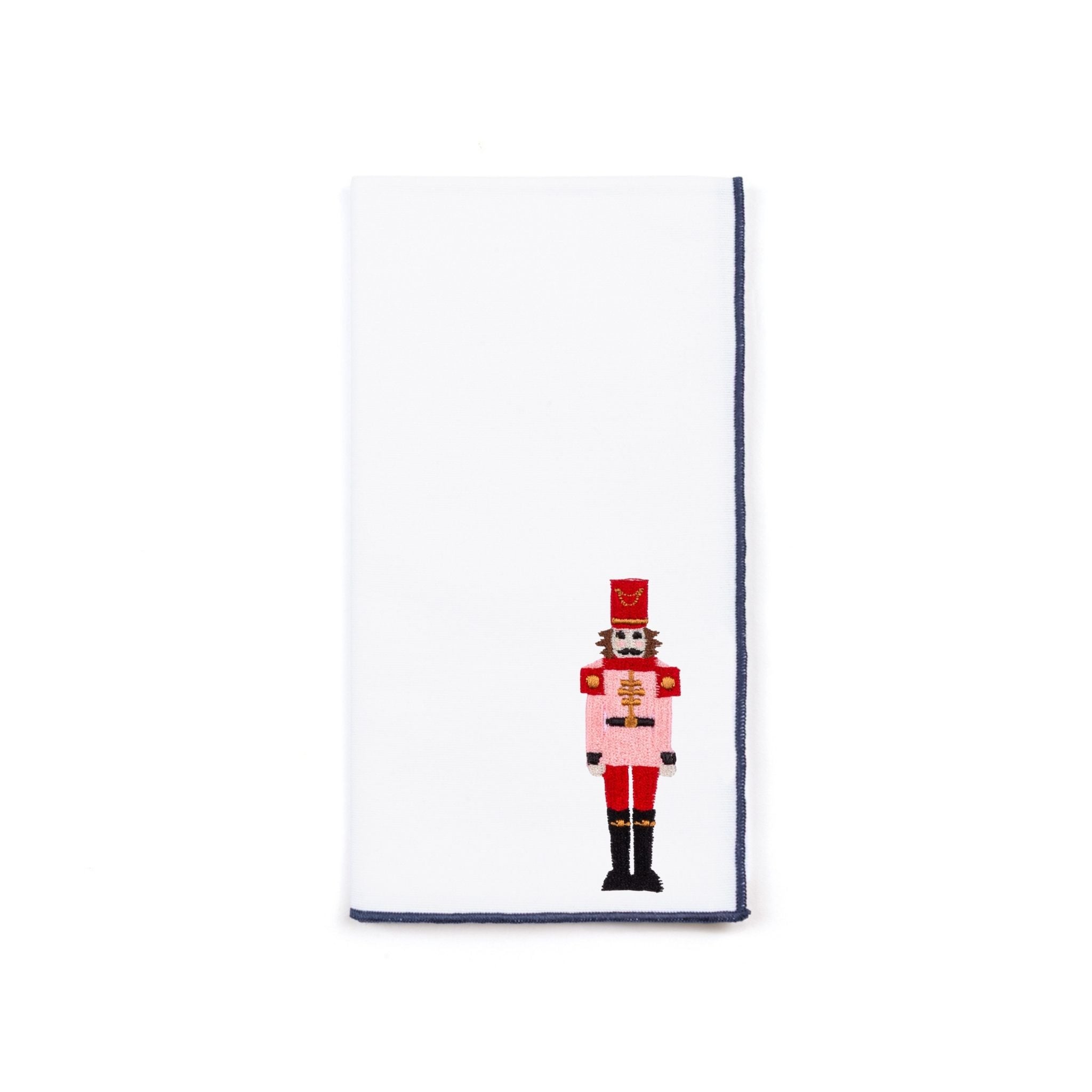 White Nazaré napkins with nutcracker embroidery - Torres Novas