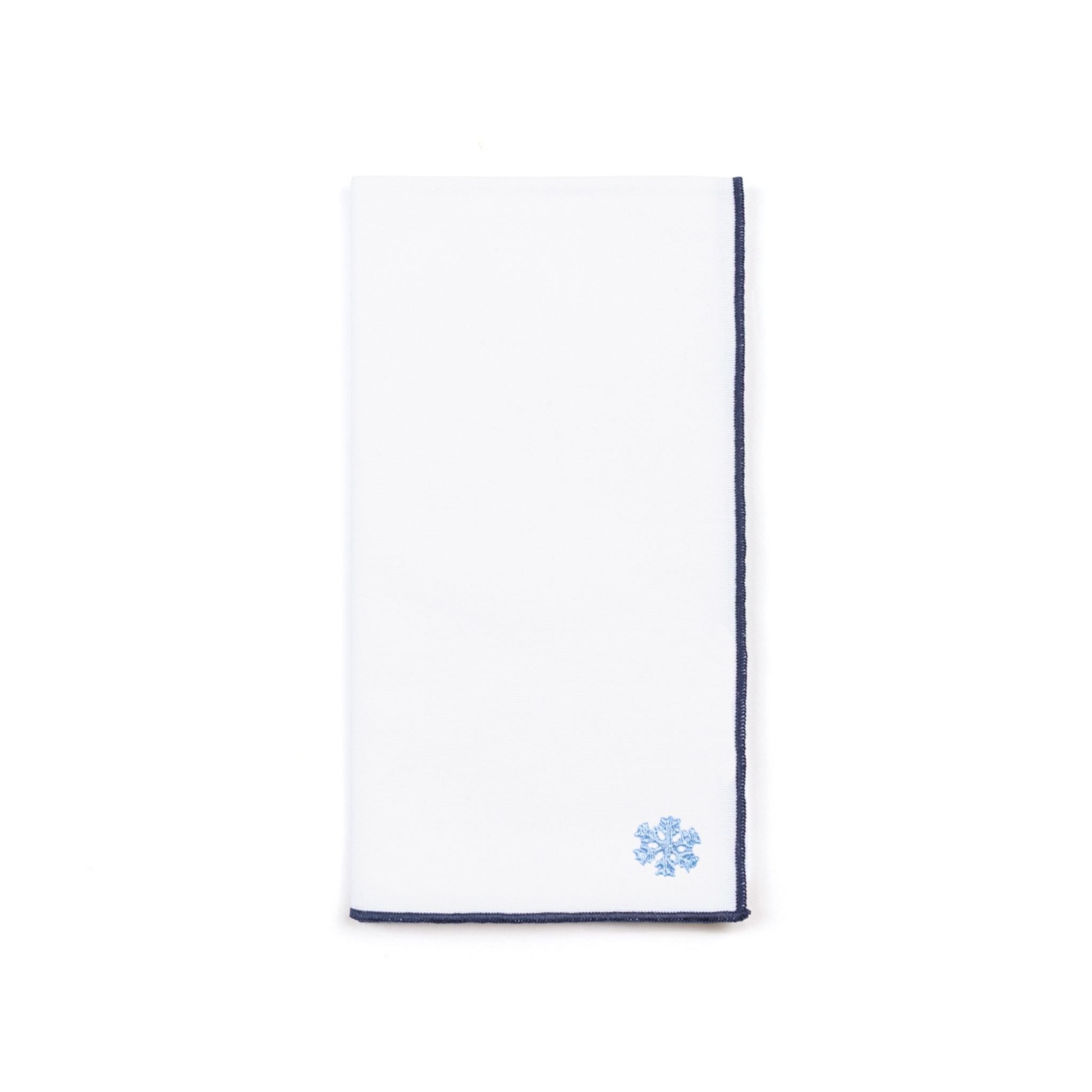 White Nazaré napkins with small christmas embroidery - Torres Novas