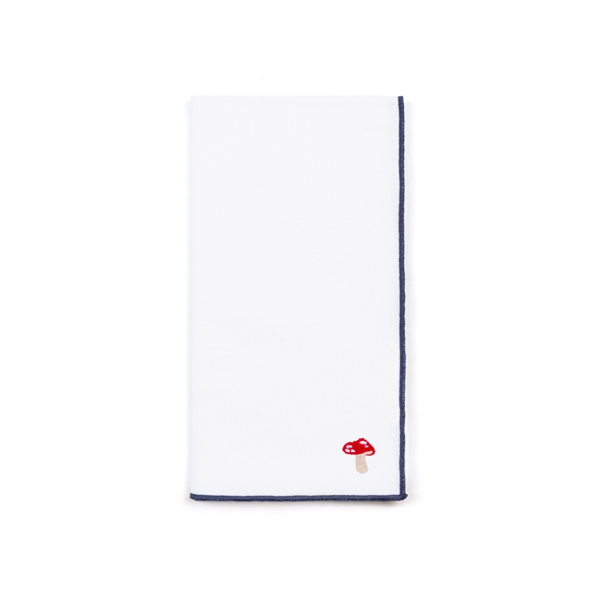 White Nazaré napkins with autumn embroidery - Torres Novas