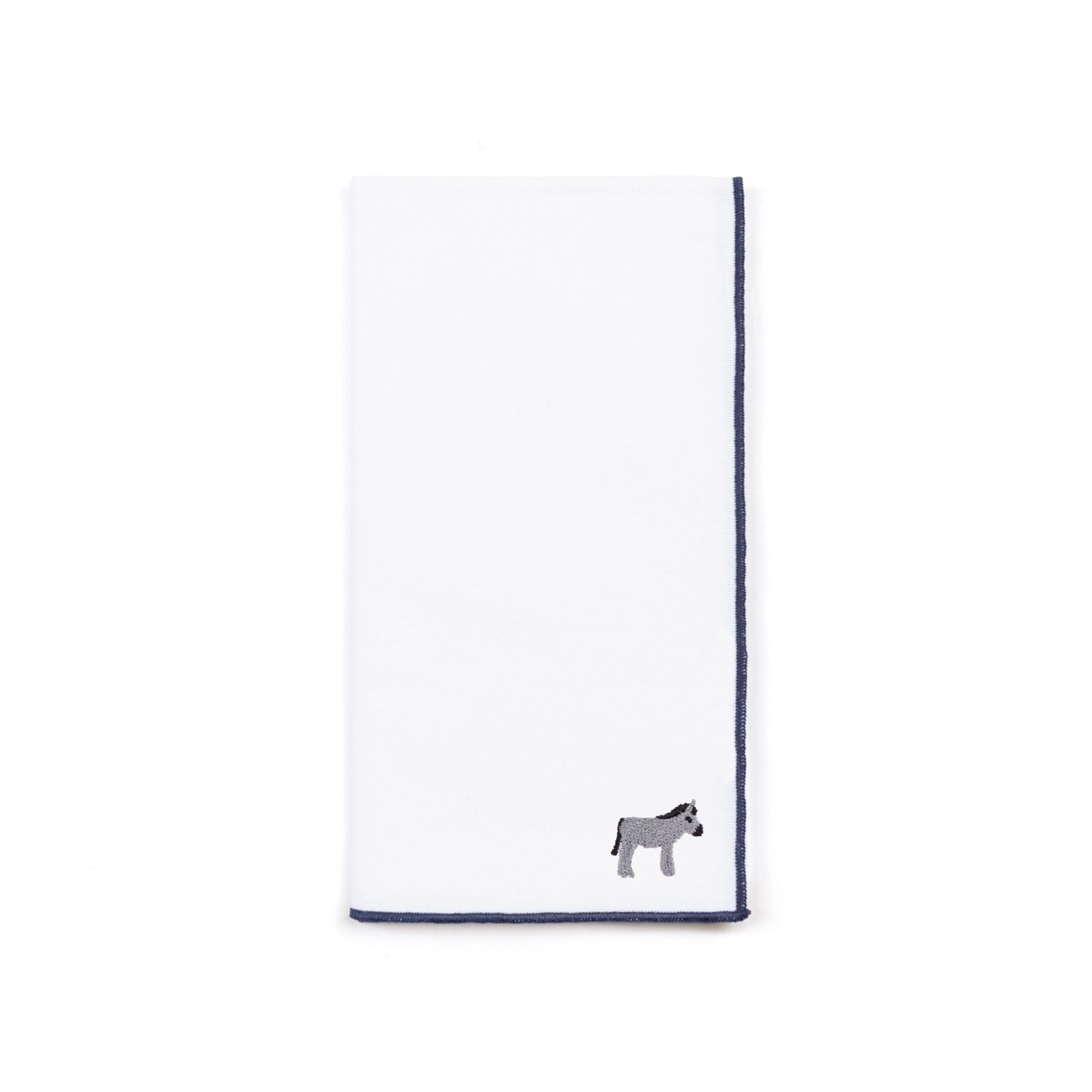 White Nazaré napkins with farm embroidery - Torres Novas