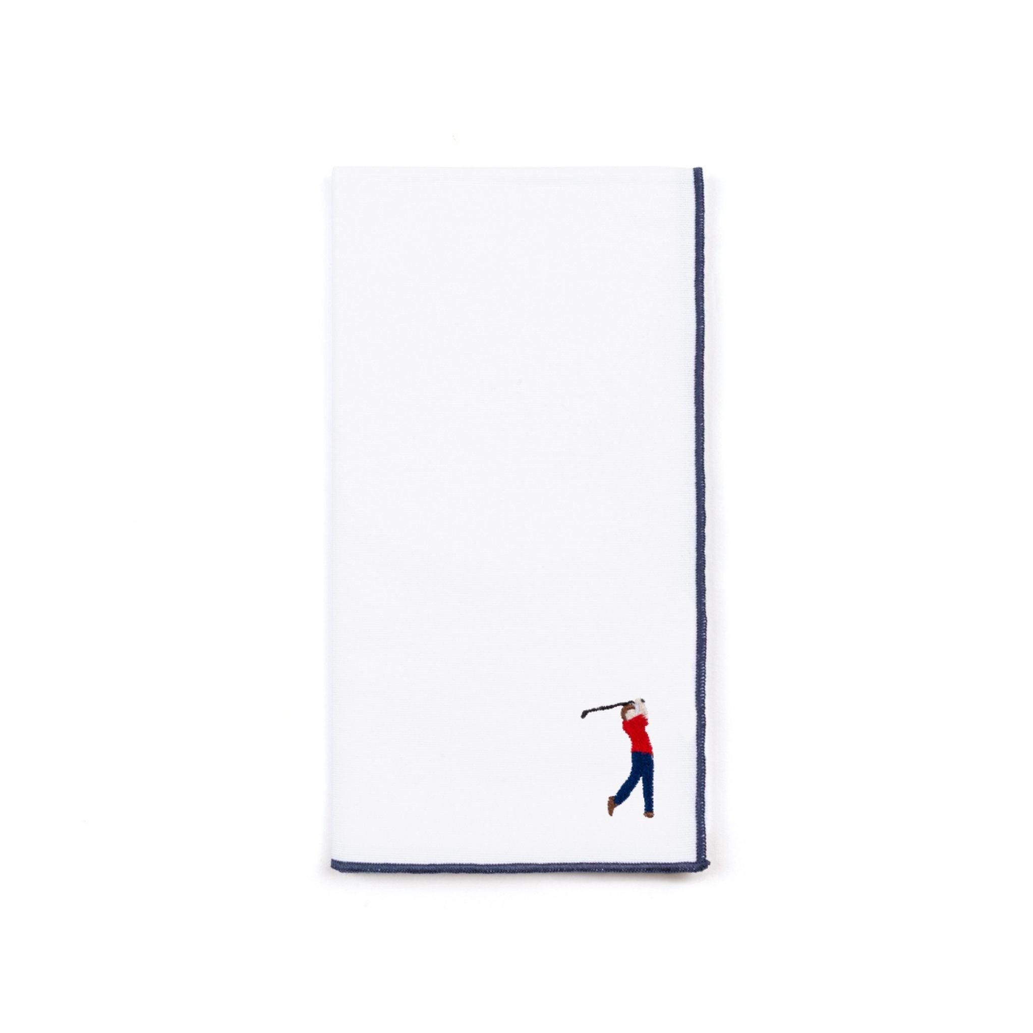 White Nazaré napkins with retro embroidery - Torres Novas