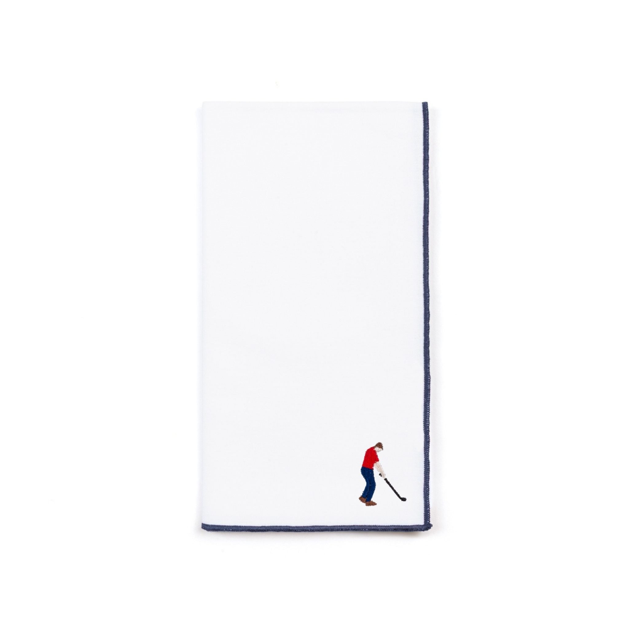 White Nazaré napkins with retro embroidery - Torres Novas