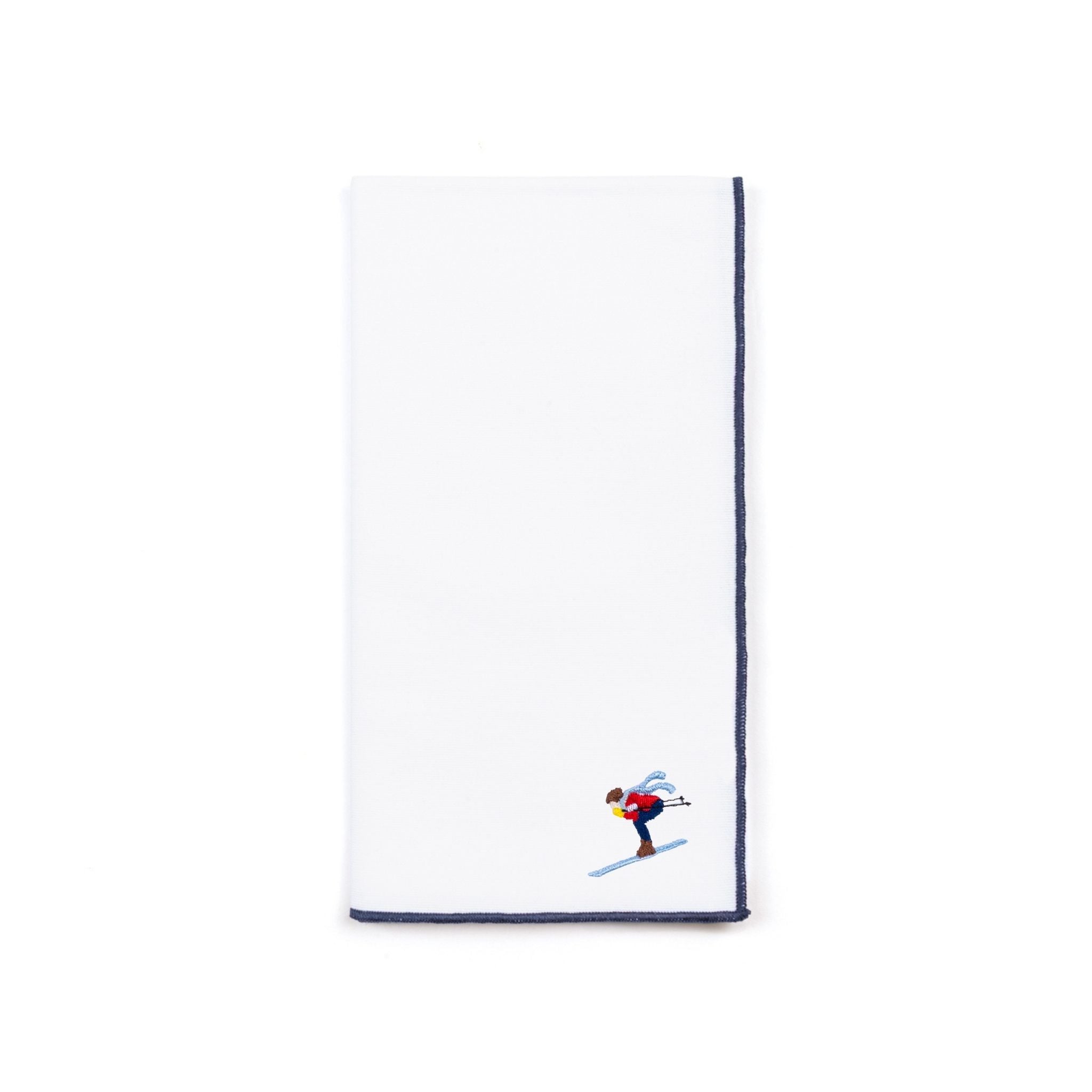 White Nazaré napkins with retro embroidery - Torres Novas