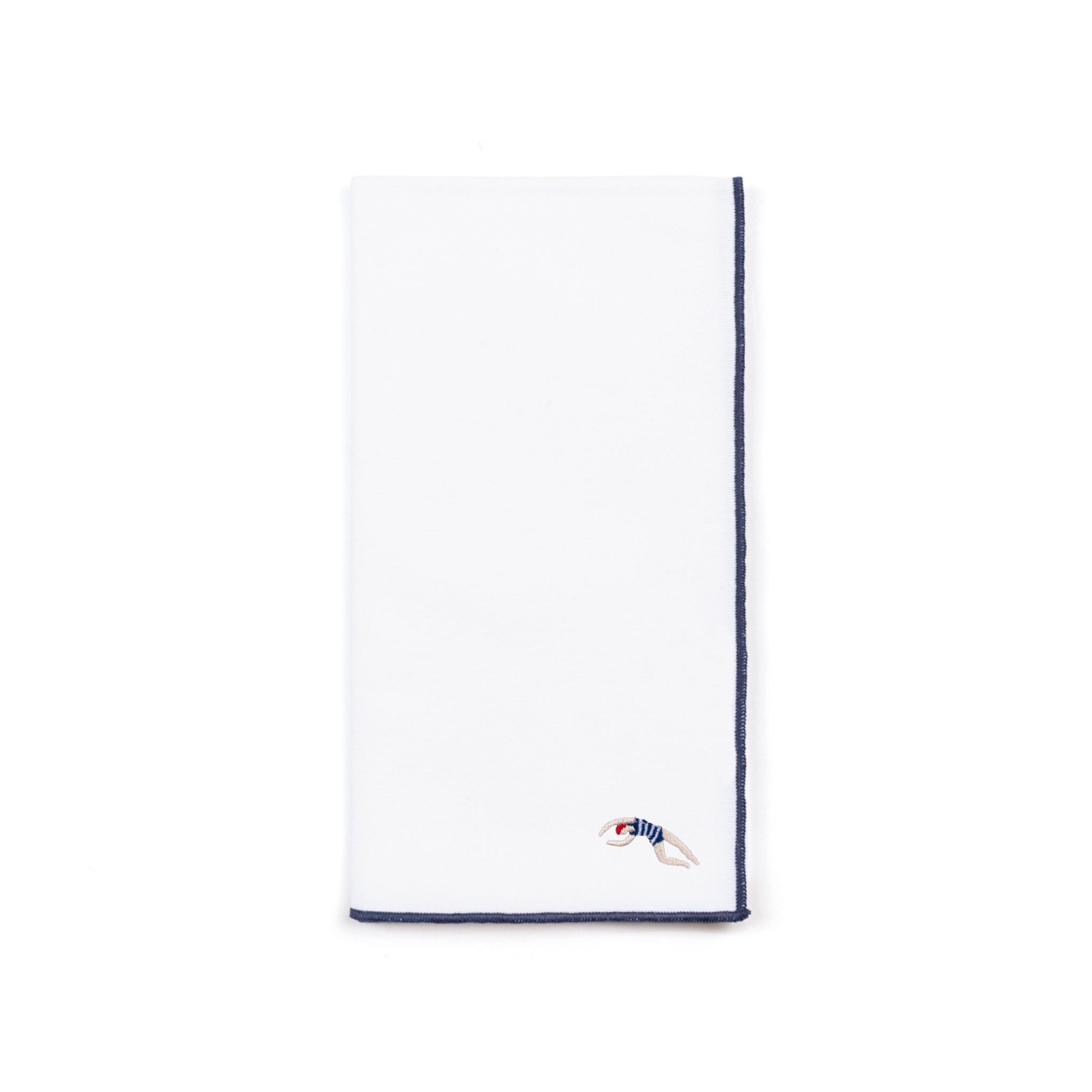 White Nazaré napkins with retro embroidery - Torres Novas