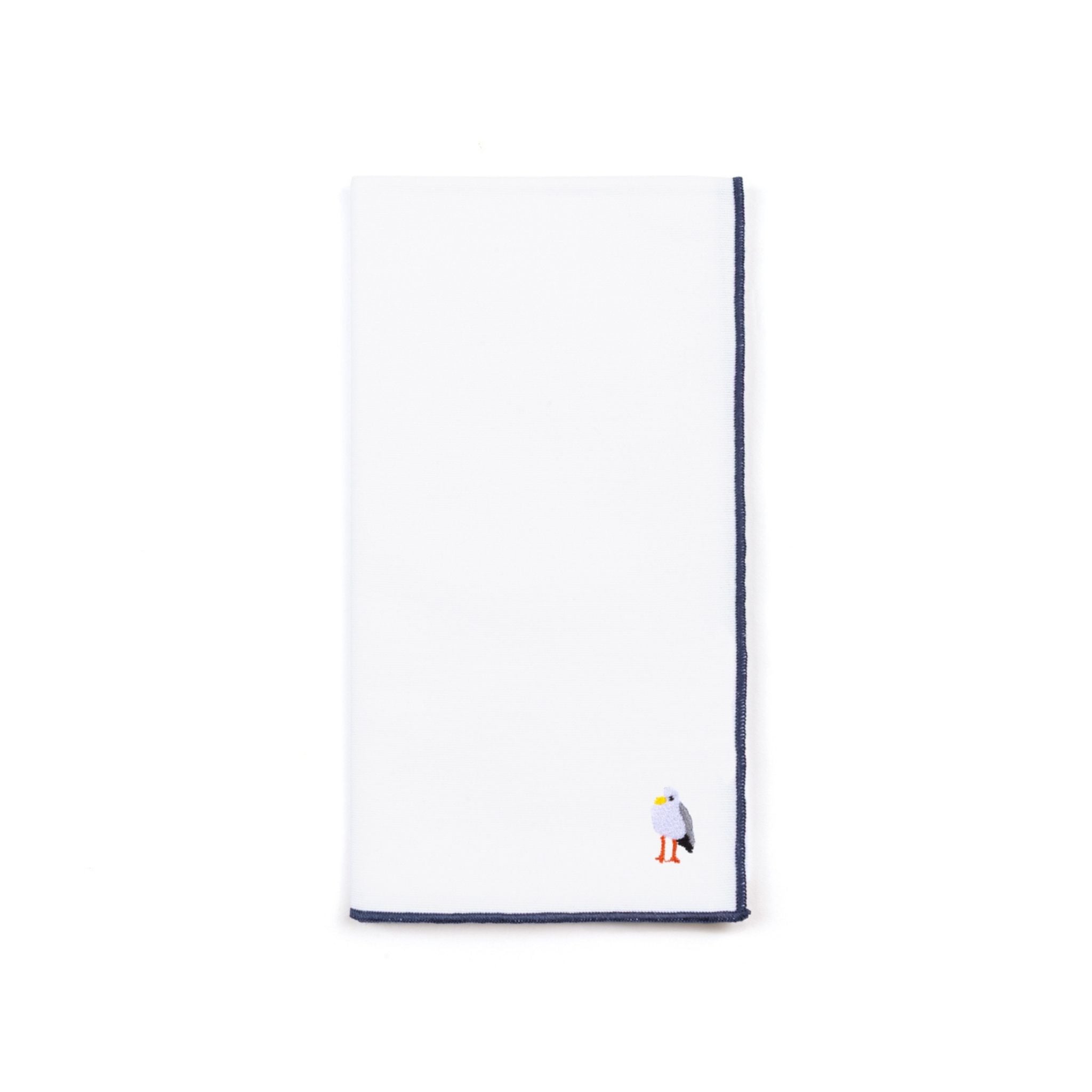 White Nazaré napkins with summer embroidery - Torres Novas
