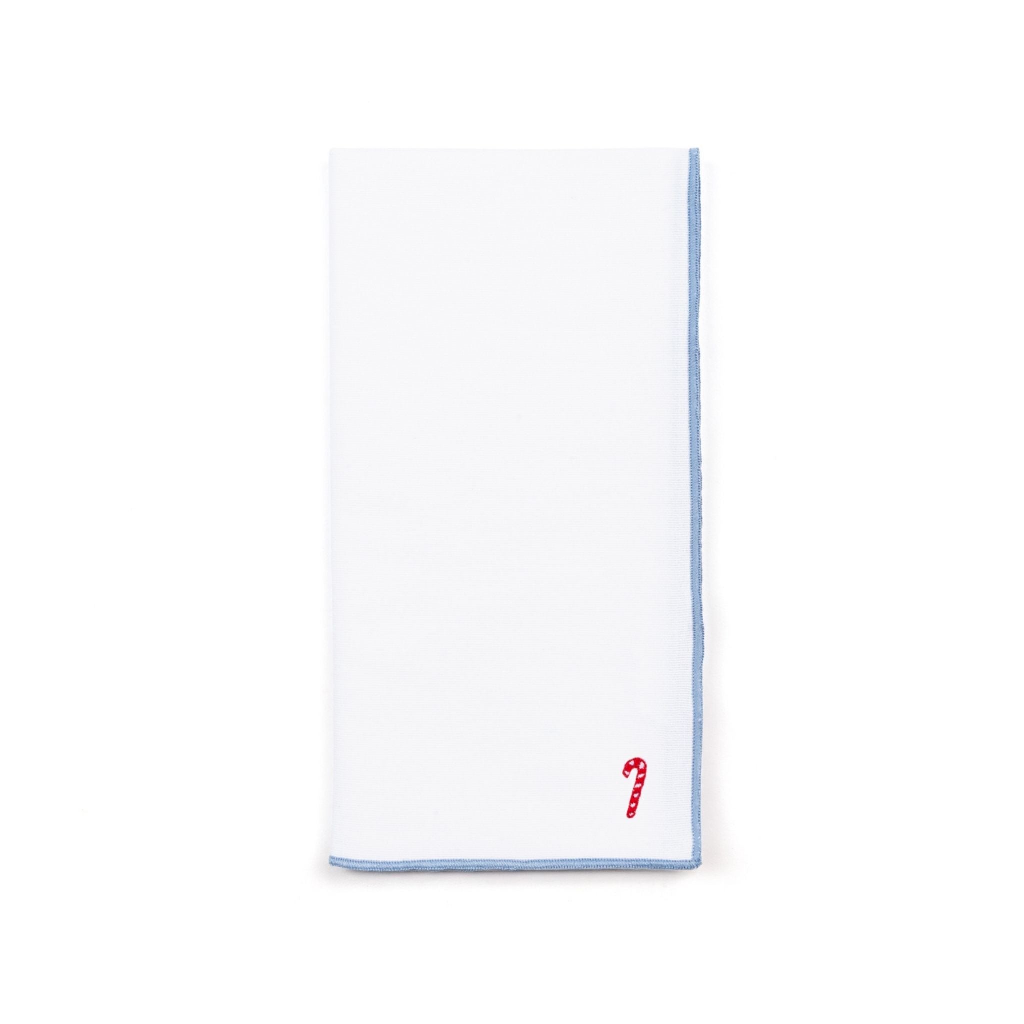White Nazaré napkins with small christmas embroidery - Torres Novas