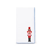 White Nazaré napkins with nutcracker embroidery - Torres Novas
