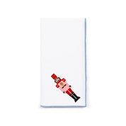 White Nazaré napkins with nutcracker embroidery - Torres Novas