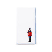 White Nazaré napkins with nutcracker embroidery - Torres Novas