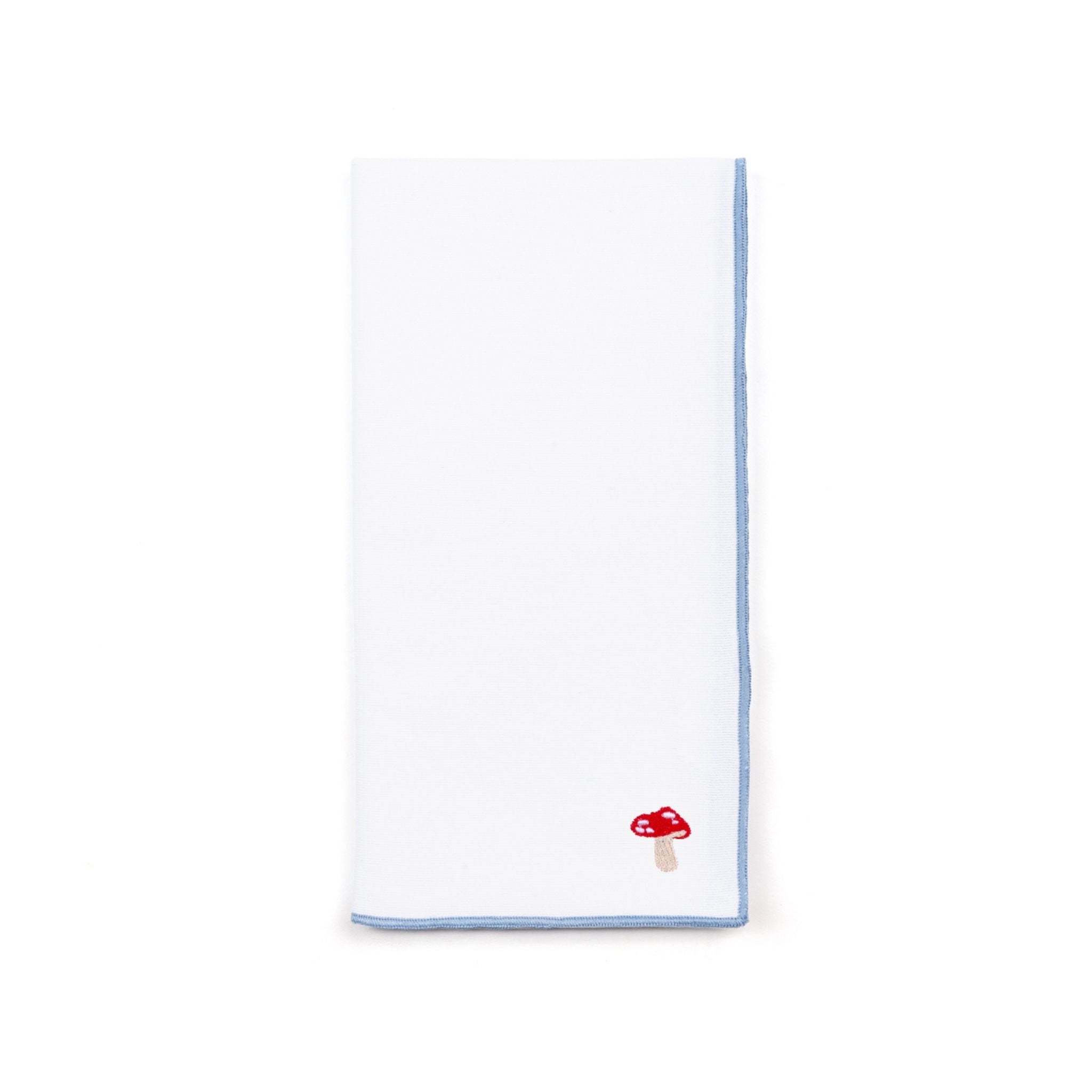 White Nazaré napkins with autumn embroidery - Torres Novas