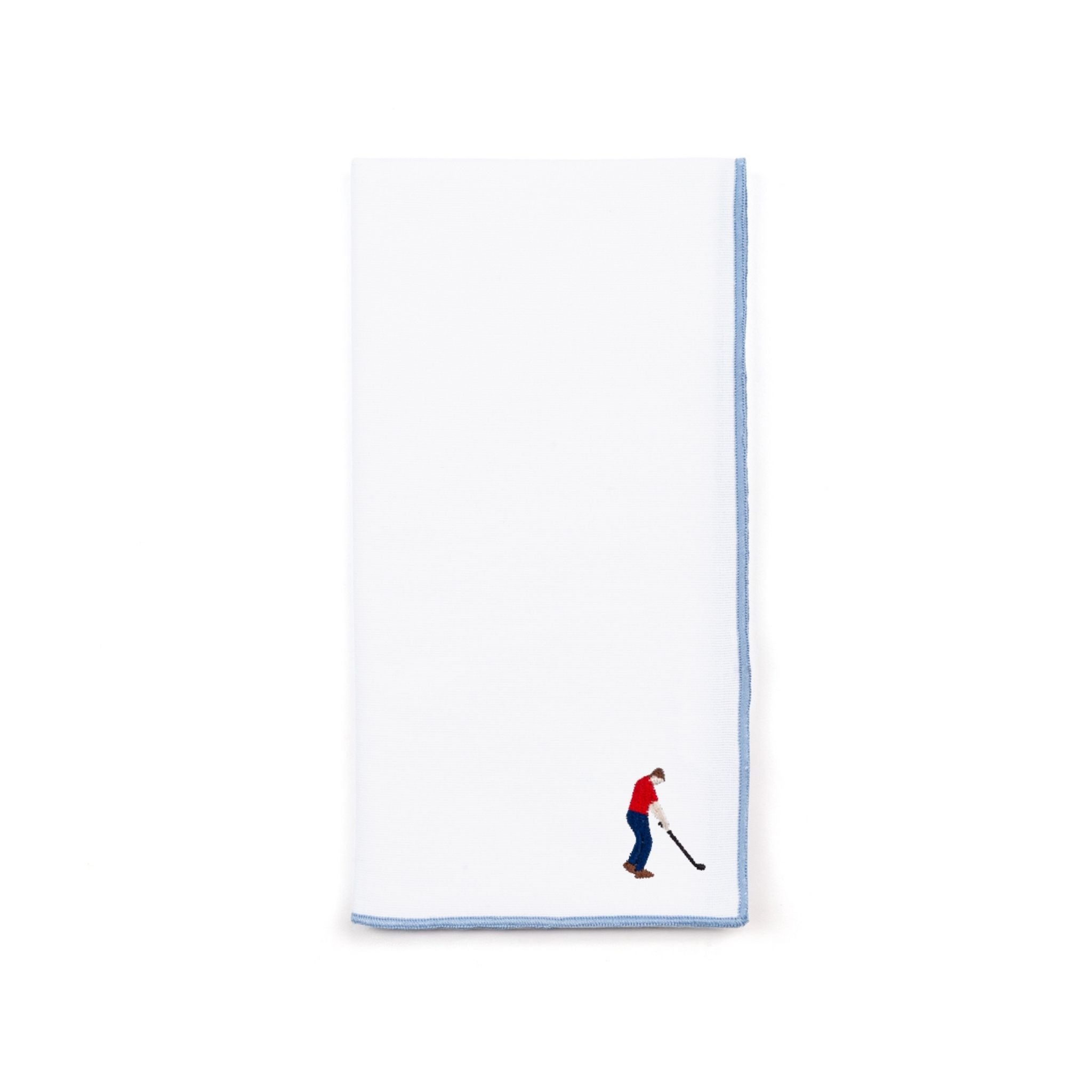White Nazaré napkins with retro embroidery - Torres Novas