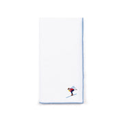 White Nazaré napkins with retro embroidery - Torres Novas