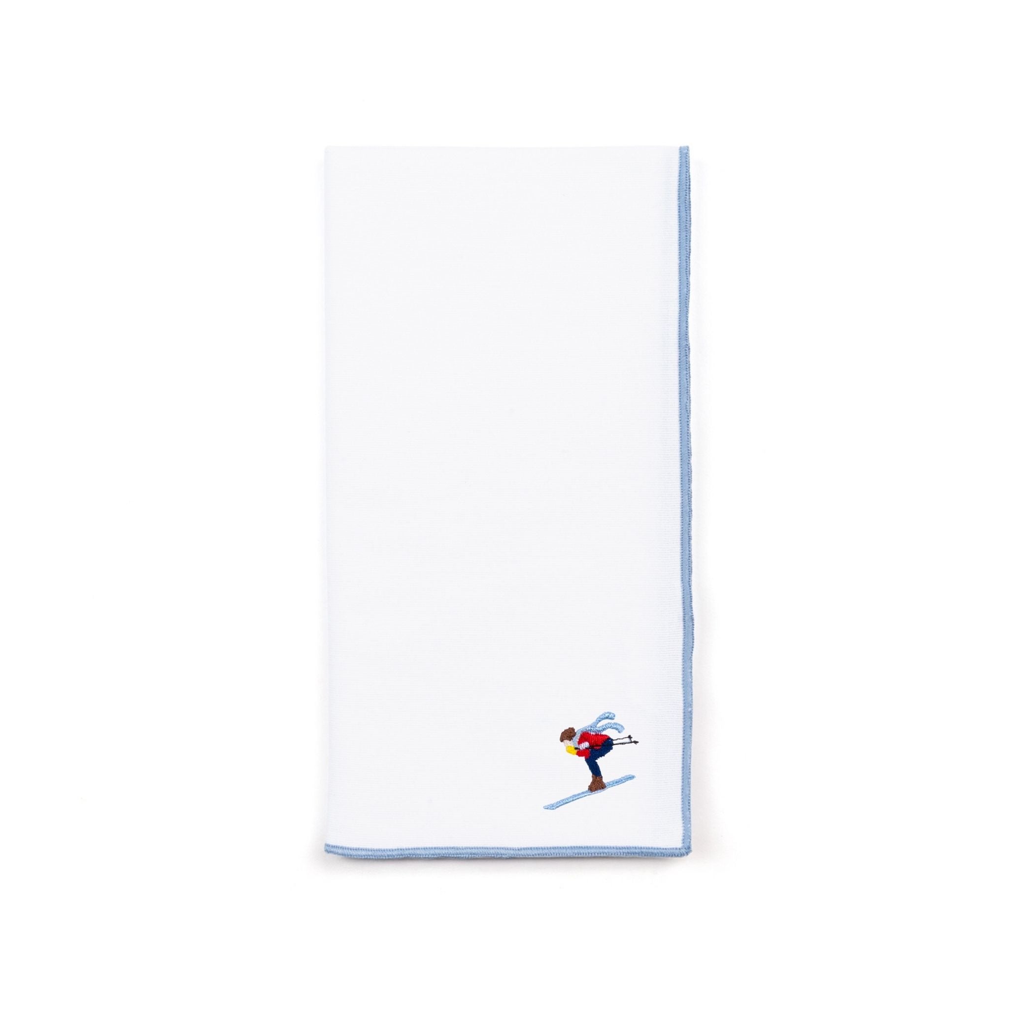 White Nazaré napkins with retro embroidery - Torres Novas