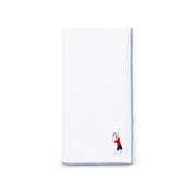 White Nazaré napkins with retro embroidery - Torres Novas