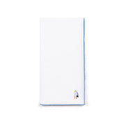 White Nazaré napkins with summer embroidery - Torres Novas