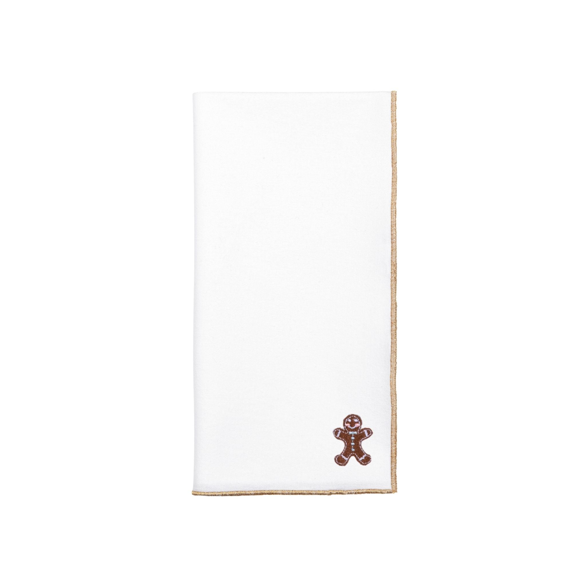 White Nazaré napkins with small christmas embroidery - Torres Novas