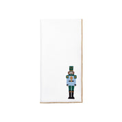 White Nazaré napkins with nutcracker embroidery - Torres Novas