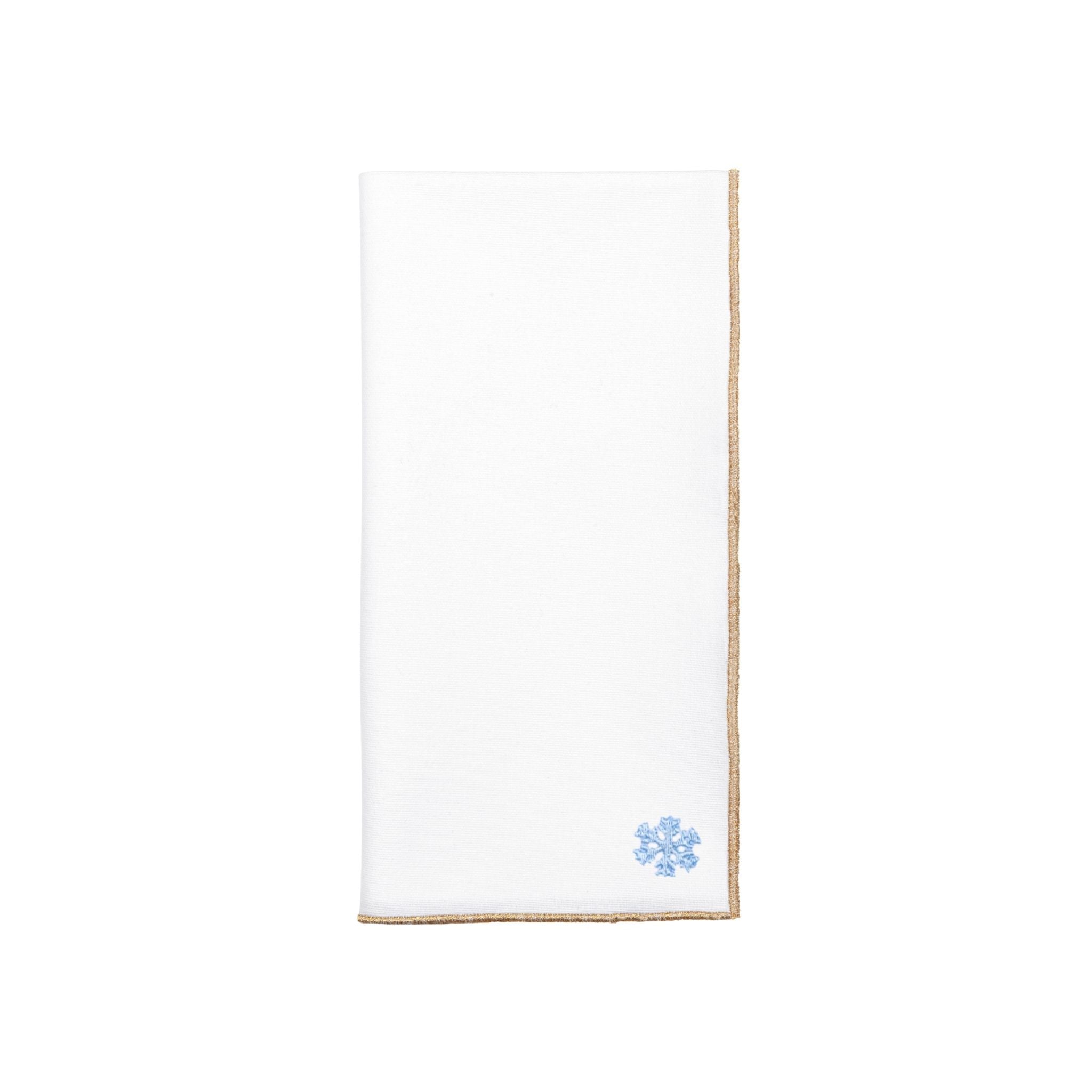 White Nazaré napkins with small christmas embroidery - Torres Novas