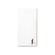 White Nazaré napkins with retro embroidery - Torres Novas