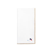 White Nazaré napkins with retro embroidery - Torres Novas