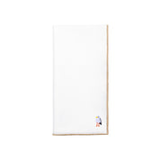 White Nazaré napkins with summer embroidery - Torres Novas
