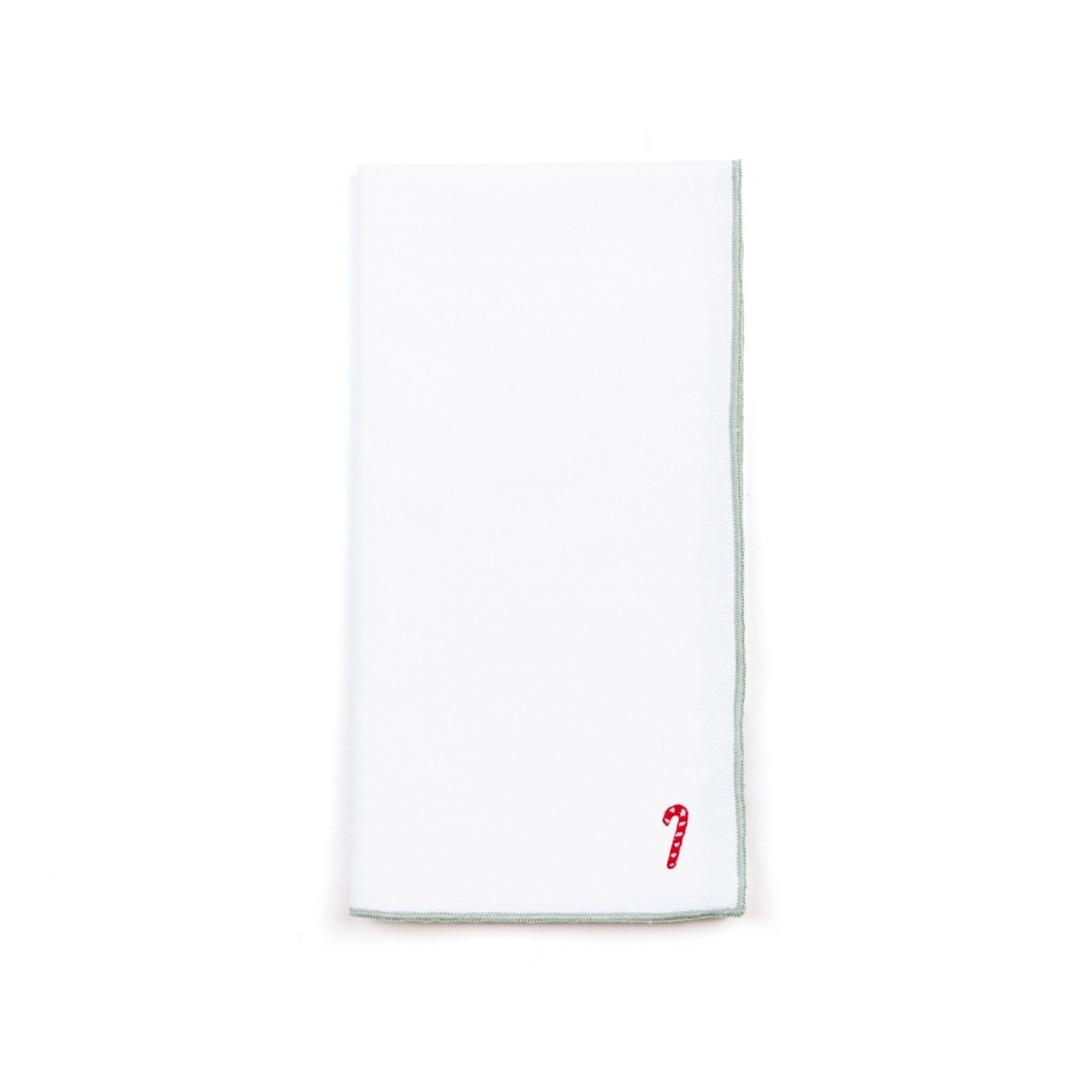 White Nazaré napkins with small christmas embroidery - Torres Novas