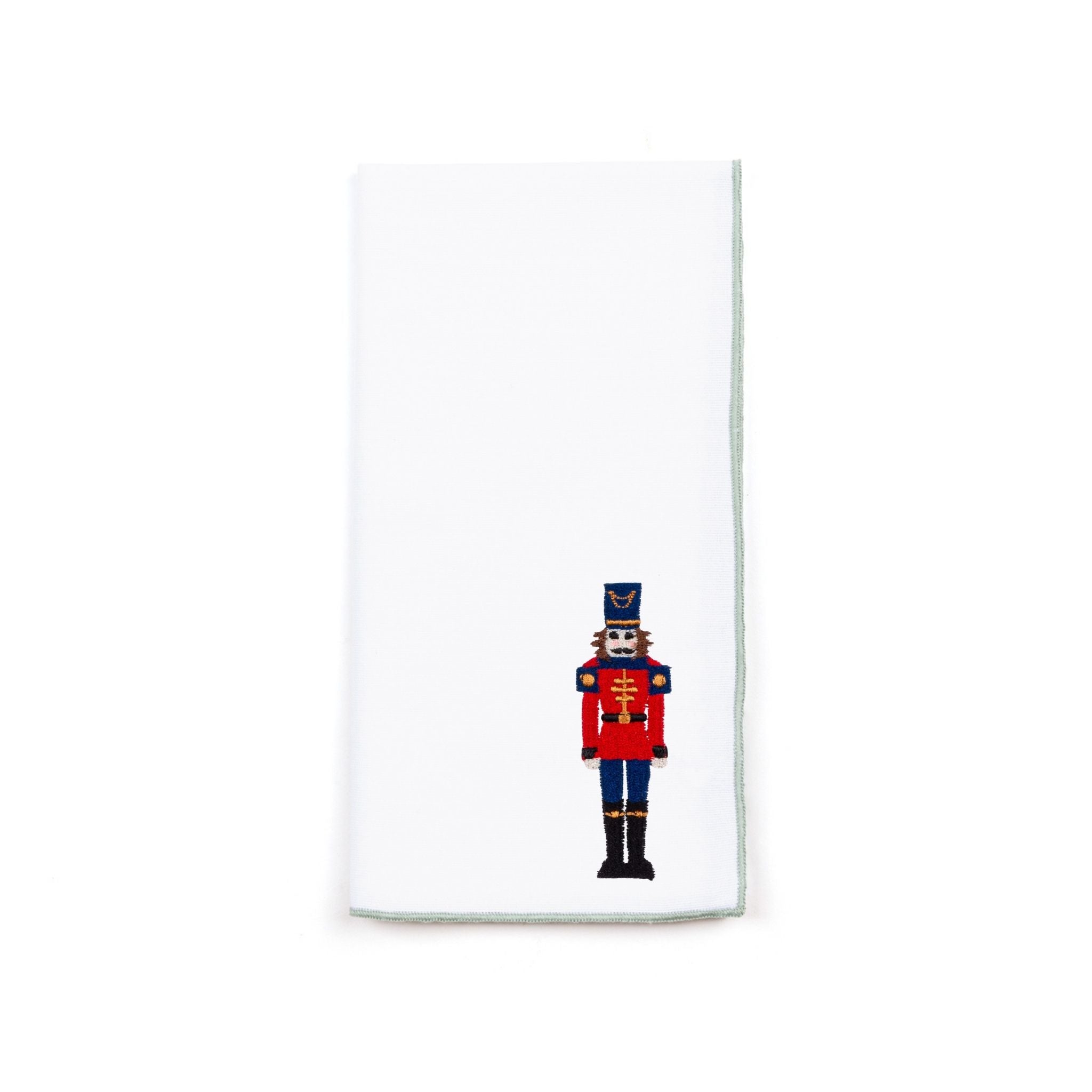 White Nazaré napkins with nutcracker embroidery - Torres Novas