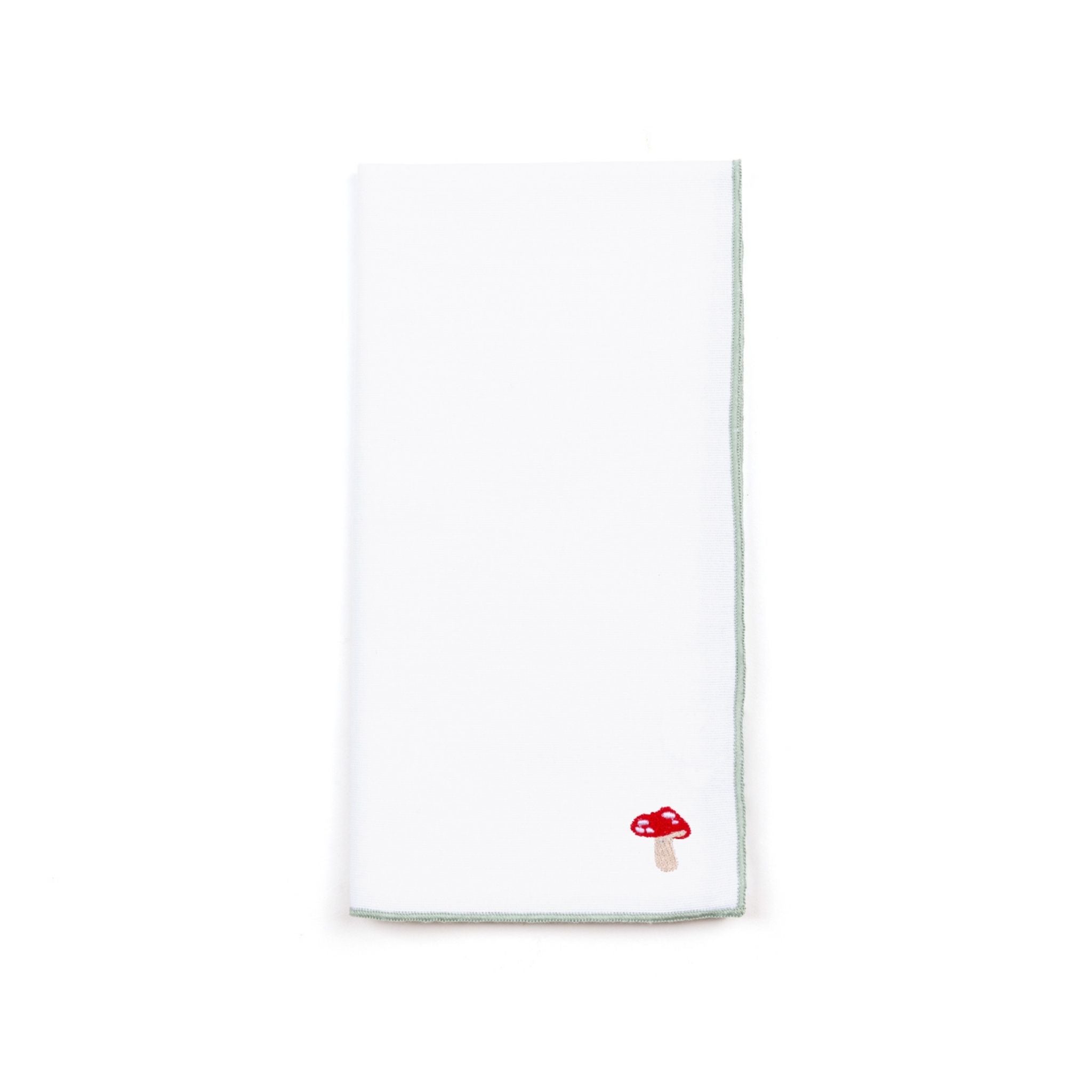 White Nazaré napkins with autumn embroidery - Torres Novas