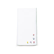 Nazaré white napkins with flower embroidery (POS) - Torres Novas