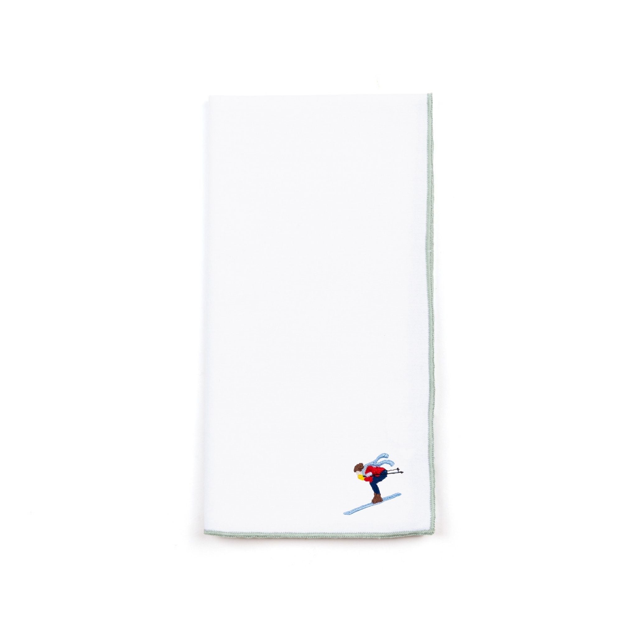 White Nazaré napkins with retro embroidery - Torres Novas