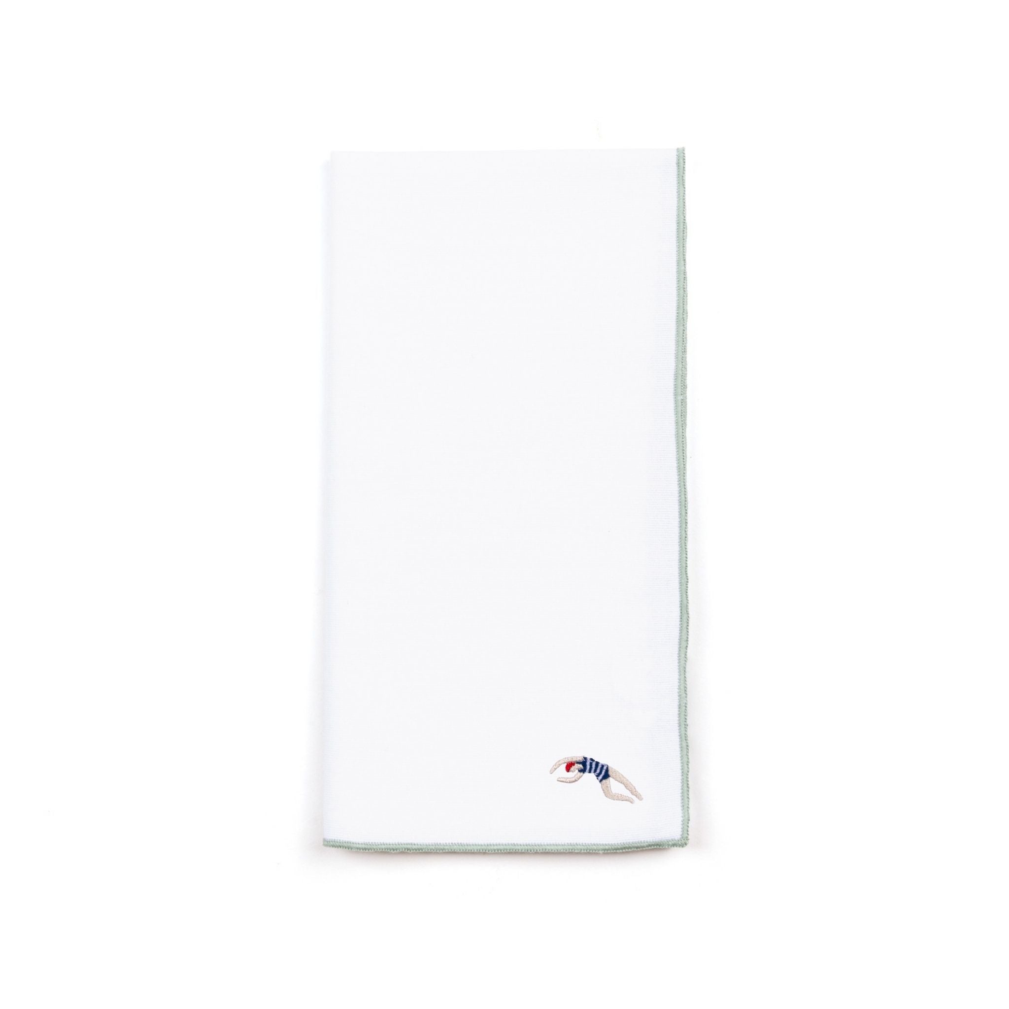 White Nazaré napkins with retro embroidery - Torres Novas