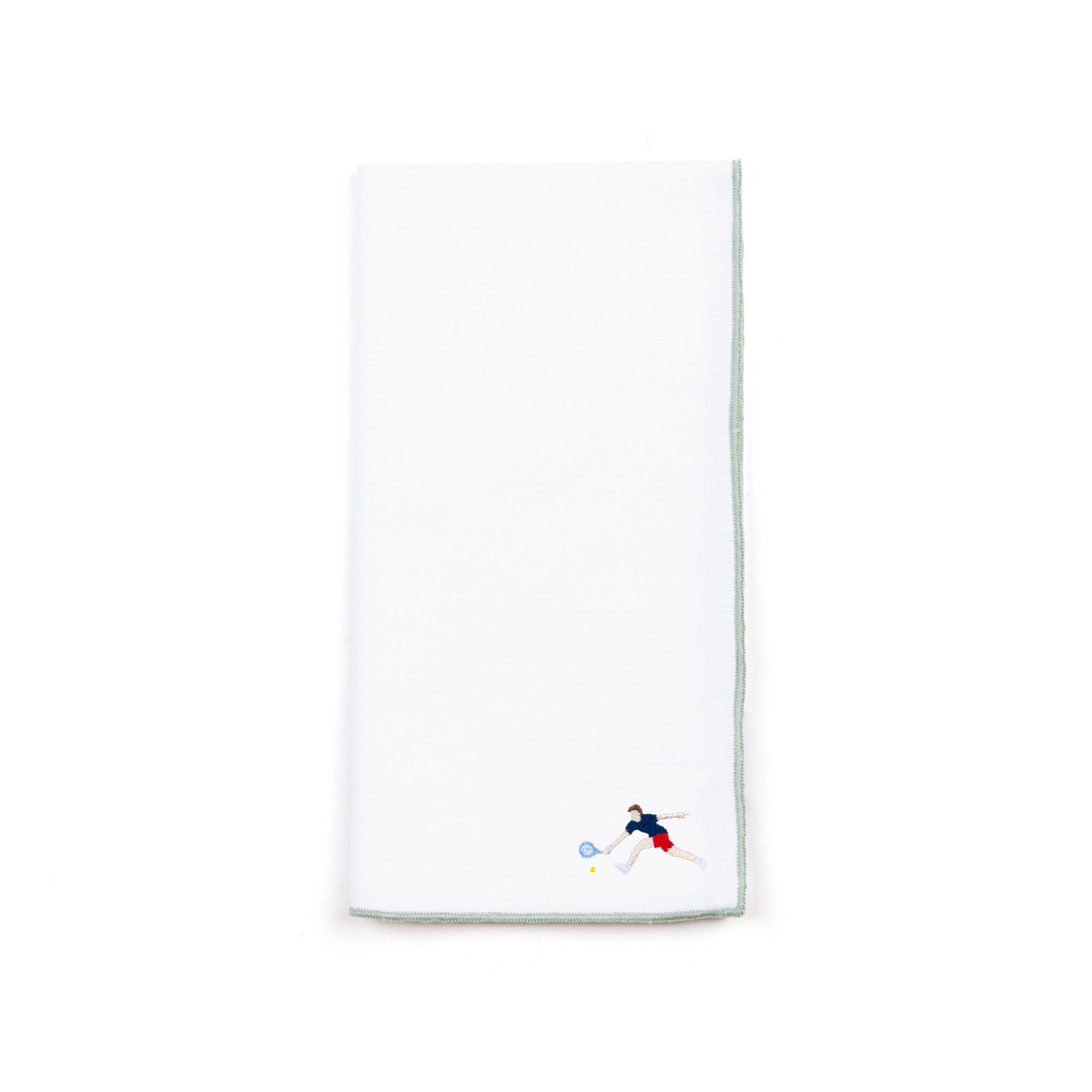 White Nazaré napkins with retro embroidery - Torres Novas