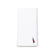 White Nazaré napkins with retro embroidery - Torres Novas