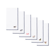 White Nazaré napkins with farm embroidery - Torres Novas
