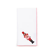 White Nazaré napkins with nutcracker embroidery - Torres Novas