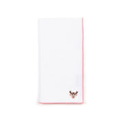 White Nazaré napkins with small christmas embroidery - Torres Novas